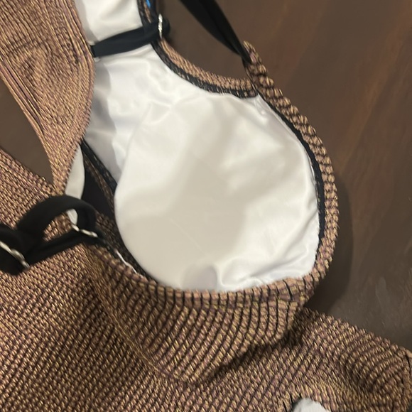 Cupshe Rib Mineral Wash Scoop Neck Top & Hipster Bikini Set Size M - Picture 10 of 16